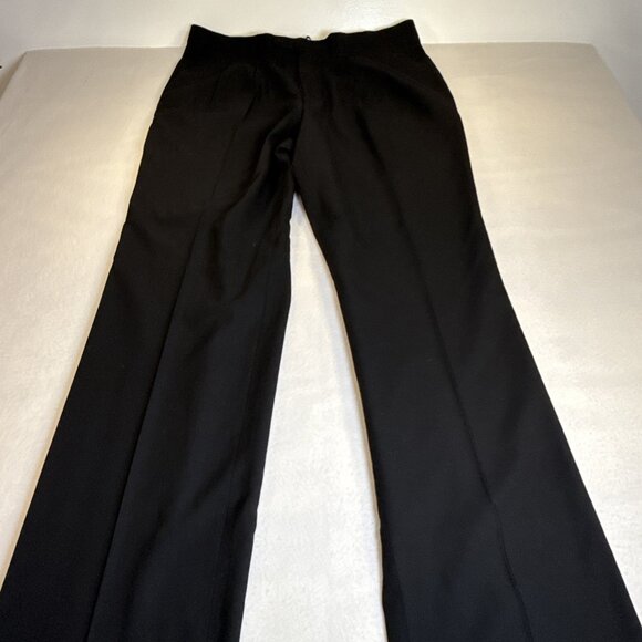 Louis Raphael 100% Wool Dress Pant Men 44R 38W Pleated Front Black UnHemmed NWT - Picture 2 of 11